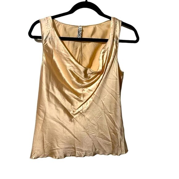 Barney’s silk cowl neck top with sparkly detail - Picture 1 of 5